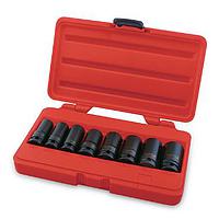 TOPTUL JGAI0802- 8PCS Lug Nut Remover / Wheel Lock Removal Tool Kit