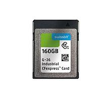 Swissbit SFCE080GW1EB4TO-I-6F-11P-STD CFexpress Cards Industrial CFexpress Card, G-26, 80 GB, 3D PSLC Flash, -40C to +85C