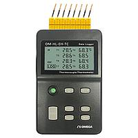 OMEGA OM-HL-EH-TC-K-CAL 8 Channel Handheld Thermocouple Thermometer/Data Logger (-200 to 1370 °C, K type)