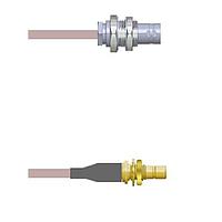Amphenol Custom Cable Q-0703O000R084i RF Cable Assemblies BNC-SJB/SMB-SJB G316D 84I