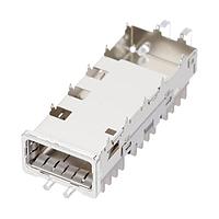 AMP Connectors - TE Connectivity 2170112-2 Cage Assemblies Cage Assy SAN Hsink QSFP Behind Bezel