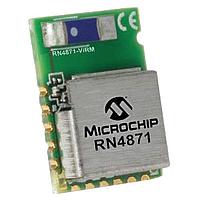 Microchip Technology RN4871-V/RM140 USB Adapter Bluetooth Low Energy BLE Module, Shielded, Antenna, ASCII Interface, 9x11.5mm