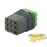 Eaton Souriau-Sunbank 8MQ2M0936SBE Modular Connectors - Push Pull MQuick module, sealed, with female crimp contacts