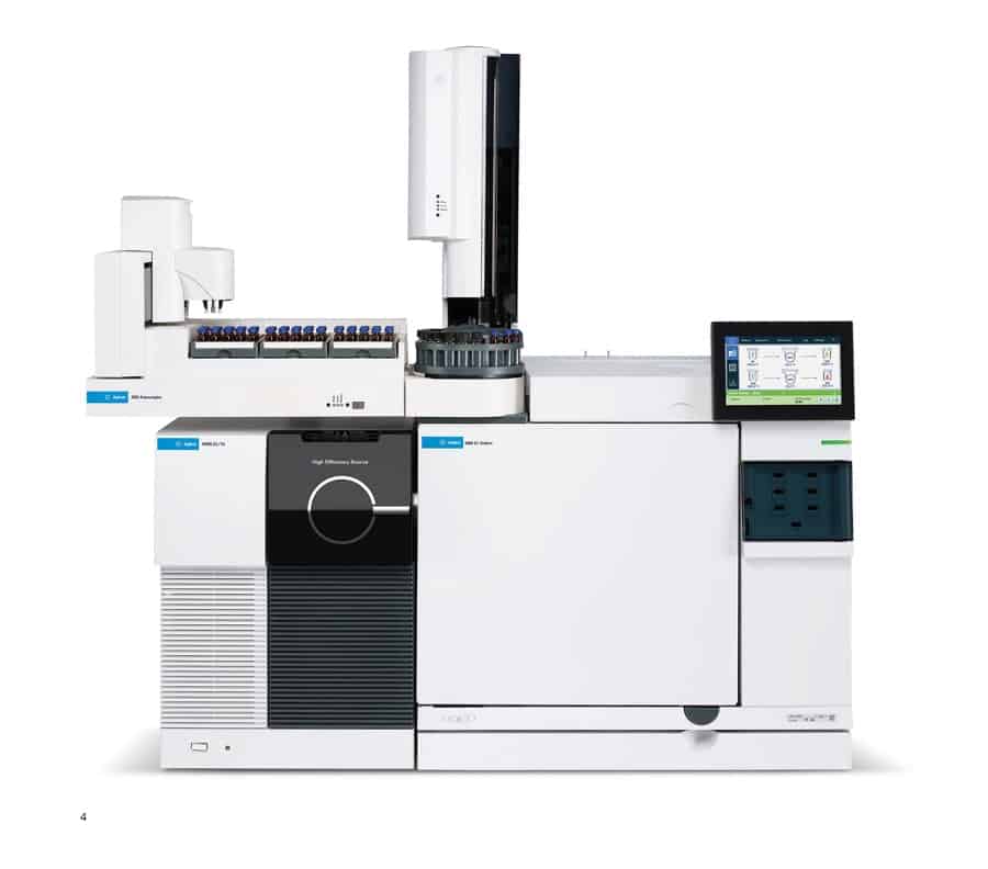 Laboratory chromatography equipment used in calibration and analytical testing
