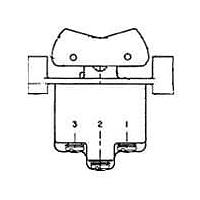 Honeywell 4TP201-3 Rocker Switches 4PDT 2 Position 0.75 A at 115 Vdc