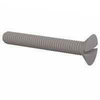 Essentra Components 50M035060L025 Slotted Countersunk 90 Slotted CSK Screw, M3.5 X .6 Thread, 25mm Lg