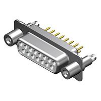 Molex / FCT 173109-0802 Standard Density FCT DSUB STR PC RCPT 15 PN W/CLINCH
