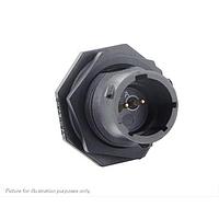 Eaton Souriau-Sunbank UTSX712E2P Receptacles Jam nut receptacle, without backshell, with 2 male solder contacts, IP68/69K in unmated conditions