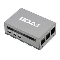 EDATEC ED-Pi5Case-EXT Metal Case Metal Case for Raspberry Pi 5 + Raspberry Pi M.2 HAT+