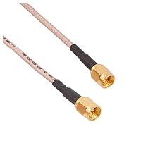 Amphenol RF 135101-03-72.00 RF Cable Assemblies SMA Straight Plug to SMA Straight Plug RG-316DS 50 Ohm 72 inches (1829 mm)
