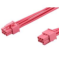 Molex 226196-1062 Discrete Wire Mini-Fit Versa Color-to-Mini-Fit Versa Color ASSY 4.2P DR 150mm Lgth 6 Ckt Red