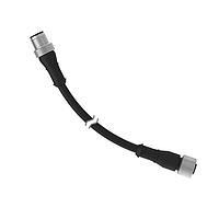 Banner Engineering MQDEC-530SS Sensor Cables / Actuator Cables Cordset: Double Ended M12; 5-pin Straight Female; 5-pin Straight Male; 9 m (29.53 ft) 5x22 Black PVC Jacket; Nickel-Plated Brass Coupling Nuts