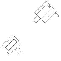 VCC CMR01G LED Circuit Board Indicators HI EFF GREEN DIFF RIGHT ANGLE
