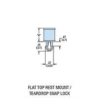 Heyco 10345F PCB Support HPS-TD-05 V-0 NATURAL