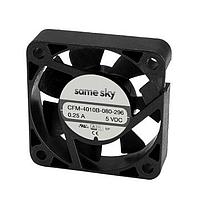 Same Sky (formerly CUI Devices) CFM-4010B-280-296 Axial dc axial fan, 40 mm square, 10 mm, 24 Vdc, ball, 8000 RPM, 6.76 CFM