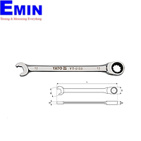 Yato YT-0164 Rapid combination ratchet wrench spline 17mm