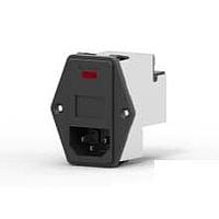 Corcom - TE Connectivity PE00SDHXB Inlets 10A DUAL FUSE HORIZONTAL MOUNT