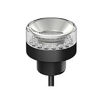 Banner Engineering K50BCLBA120 Beacons K50 Beacon EZ-LIGHT: 1-Color Perimeter & Top View; Voltage: 85-130 V ac; Housing: Polycarbonate; IP69K; Colors: Blue; 2 m (6.5 ft) Integral Cable