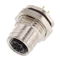 Molex 1201095005 Straight UL-M12-4P(D)-FEMALE REC-PCB MT