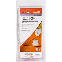 Molex 76650-0016 Connector Kits MiniFitJr Power Kit RA Hdr and Recept