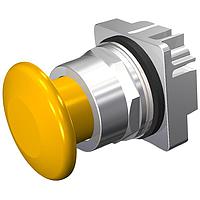 SIEMENS 52PM9W4 Mushroom PUSHBUTTON,MOM,YLW,1 3/4" PLASTIC,2POS