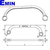 TOPTUL AAAC0809 Half-Moon Ring Wrench (8x9 mm)