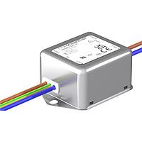 Schaffner FN2560-2-04-C11 Power Line Filters Single Phase Chassis Mount Filter 300VAC, 2A, High DM Perf., Wire, 0.44 mA leakage current