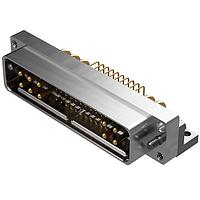 Amphenol Positronic SMMA038-MA48C-T7B1 Connectors SM Series 52 Position Pin (Male) Solder Tail Mounting Bracket Nickel