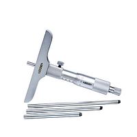 INSIZE 3240-B50 Depth Micrometer (0-50mm; 0.01mm; Flat end)