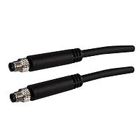 Stewart Connector BC-M5MA4BMA4010M Sensor Cables / Actuator Cables M5 A-Code Cable Assembly Male Straight to Male Straight 1 m IP67