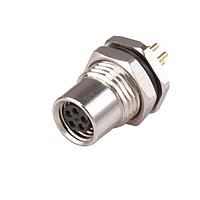 Same Sky (formerly CUI Devices) CDM805-05B-FP-F011-67 Straight 5 Pins Panel Mount Pc Pins Front M11 x 1.0 BCoding Screw Copper Alloy IP67