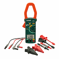 Extech 380976-K Single Phase/Three Phase 1000A AC Power Clamp Meter (1000A, True RMS)