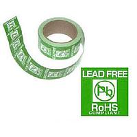 SCS ROHSLABEL Lead Free Label, RoHS, 1.75In X 1.75In 500/Roll