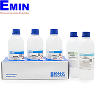 Hanna HI54710-11 pH 4.01, 7.01 and 10.01 Technical Calibration Solutions with Electrode Storage Solution and Cleaning Solution
