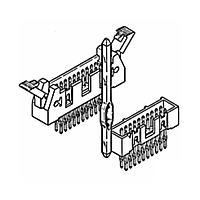 Amphenol FCI 10080054-073LF Shrouded 20P DR EJCT LTCH HDR GOLD OVER NICKEL