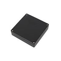 Hammond Manufacturing 1551WXBK PCB Enclosure 80x80x22mm PC W/GASK BK