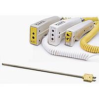 OMEGA HDX-SET-GP-E-SMP Quick Disconnect Handheld TC Probes with Removable Handle (Thermocouple, E, 650 °C, General Purpose Probe)