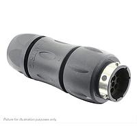 Eaton Souriau-Sunbank UTGX1JC1412P Receptacles In line receptacle, with cable gland backshell, for 12 male contacts,  IP68/69K