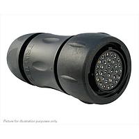 Eaton Souriau-Sunbank UTS6JC1832SW Plugs Plastic plug, with cable gland backshell, for 32 female contacts, IP68/69K, keying W