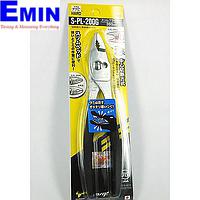 Tsunoda SPL-200G Slip Joint Pliers Slim-Type with PVC dipped handle (200mm)