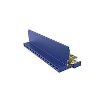 Amphenol FCI 65801-046LF Connectors Clincher™ Flex Connectors, Receptacle Assembly, Single Row, 17 Positions, 2.54mm (.100in) Pitch.