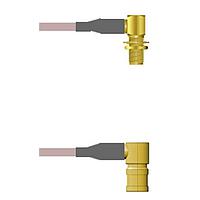 Amphenol Custom Cable Q-2Q03T000R009i RF Cable Assemblies SMA-RJB/SMB-RP G316D 9I