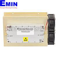 Fairview FMAM5028F 43 dB Gain High Power High Gain Amplifier at 25 Watt Psat Operating From 0.15 MHz to 230 MHz with 48 dBm IP3 and SMA