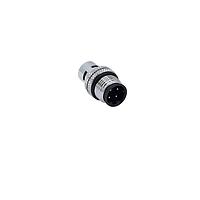 NorComp 858-D04-10TRSS4 Circular Metric Connectors M12 4P D-CD ML BRS/ TIN SHELL, SS NUT