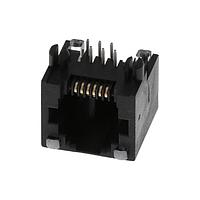 Molex 43860-0008 Modular R/A INV MODJK 6/6 W/ LT PIPES UNSHLD