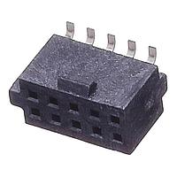 Molex 78120-1007 Headers SlimGrid 10Ckt Recep SMT VRT 0.05umAu