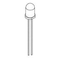 Lumex SSL-LX5093LGD Single Color LEDs Green, Low Current Diffused