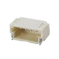 Harwin M40-4010546 Shrouded 5P SIL SMT HORIZ SHROUDED TAB HEADER