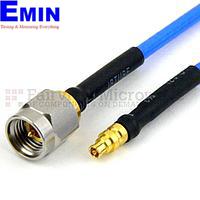 Fairview SCA76086 Mini SMP Female to 2.92mm Male Cable RG-405 Coax and RoHS