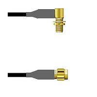 Amphenol Custom Cable Q-2R03D0008009i RF Cable Assemblies SMA-RJB/SMA-SP RG58 9I